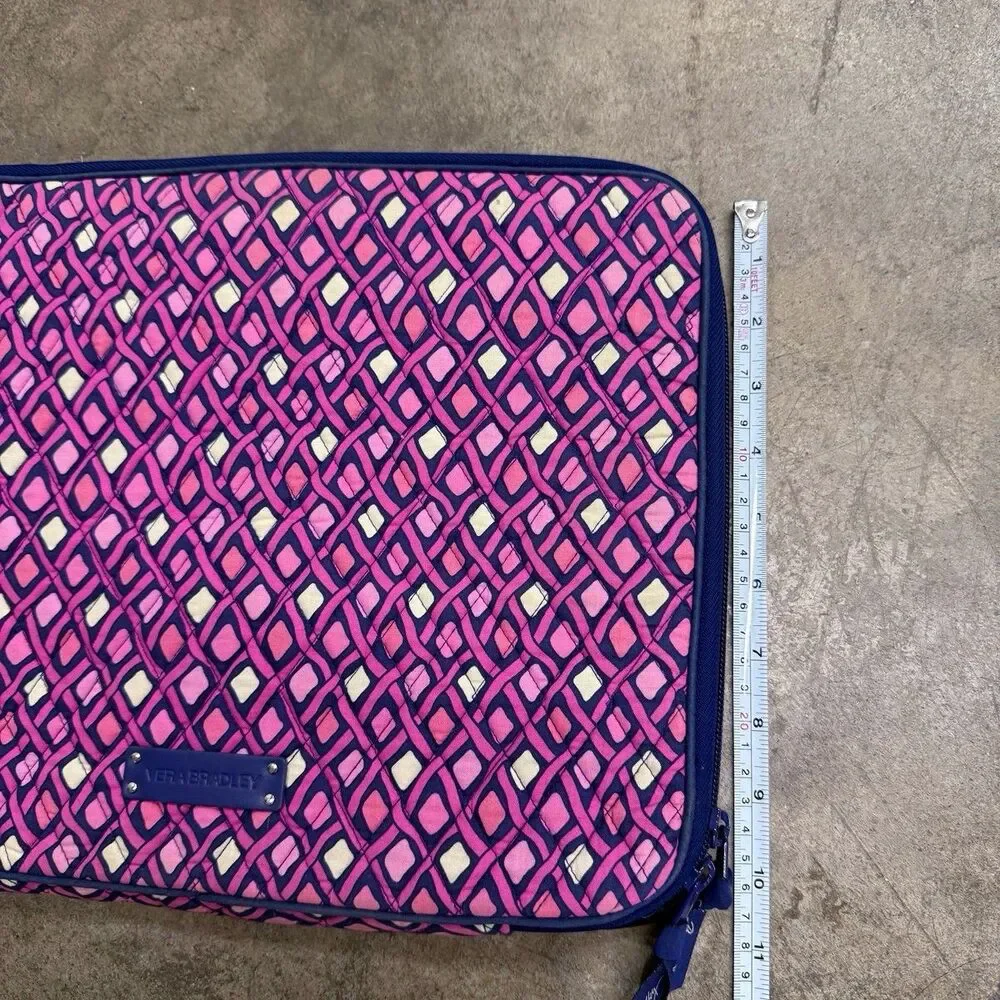 Vera Bradley diamond quilted laptop case cover